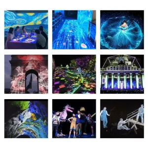 HOLO-GOBO Interactive Floor & Wall System