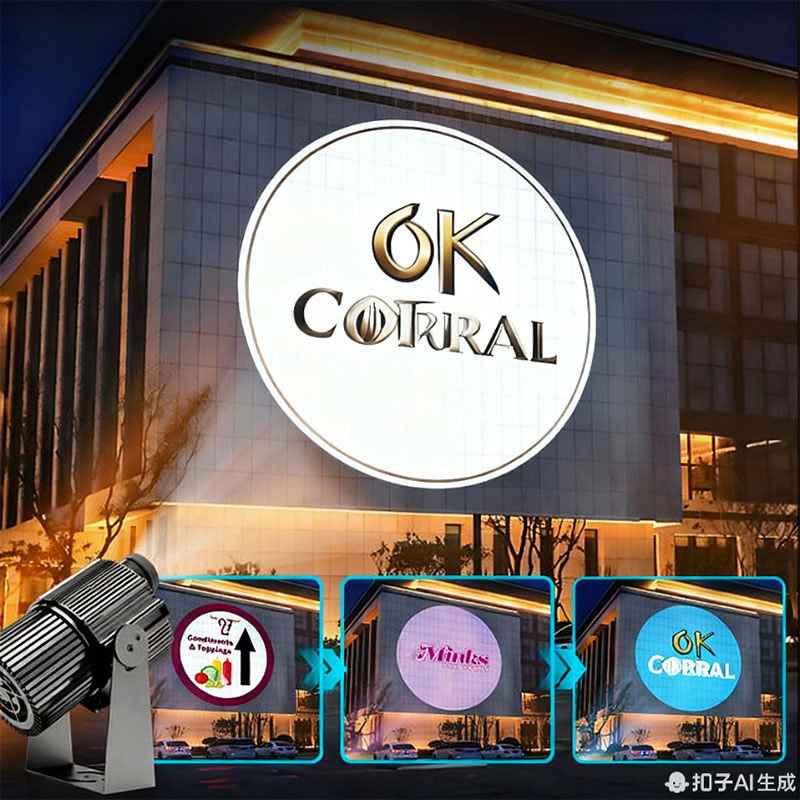 PRO-GOBO OUTDOOR Long-Throw Projector (65W-200W)